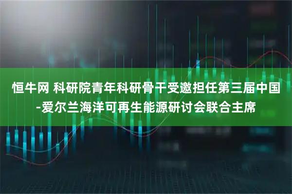恒牛网 科研院青年科研骨干受邀担任第三届中国-爱尔兰海洋可再生能源研讨会联合主席